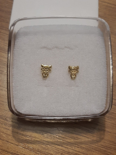 Hermosos Aretes Oro14k 