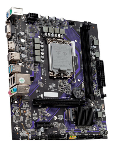 Kit Upgrade Gamer, Intel I5-12400f + H610m + 8gb Ddr4 Cor Preto