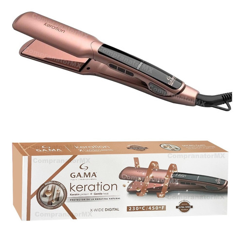 Alaciadora Plancha Cabello Digital Profesional Keration Wide