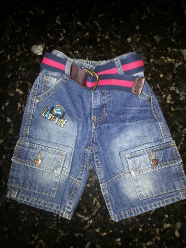 Bermuda De Jeans Para Niños Talla 2 