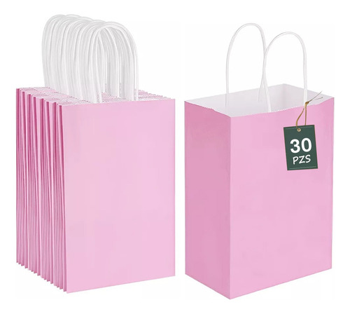 30pcs Bolsas Regalo Papel Kraft Bolsas De Dulces Ecológicas