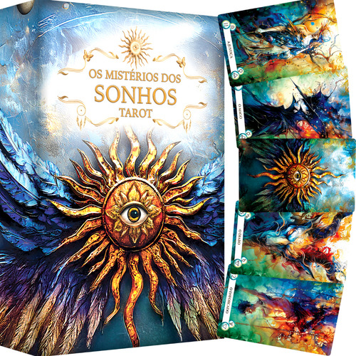 Kit 2 Tarot Baralho Cigano E Tarô Dos Sonhos Plastificados