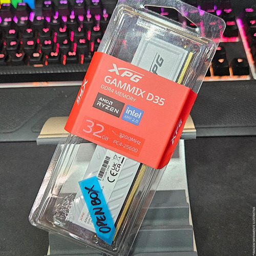 Openbox - Memória Xpg Spectrix D35g Rgb Ddr4 32gb 3200mhz Wh (Recondicionado)