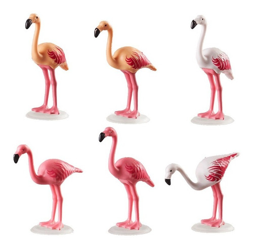 Imagen 2 de 5 de Playmobil Linea Zoo - Banda De Flamencos - 70351