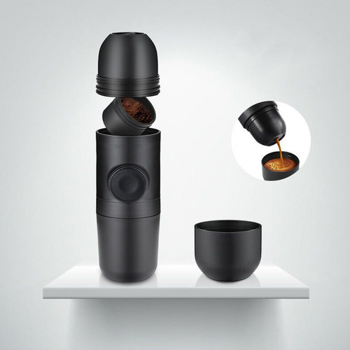 Mini Cafetera Espresso Manual Portátil For Acampar Y Hacer