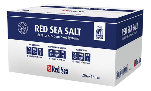 Red Sea Sal Coral Pro 20kg Box 605l