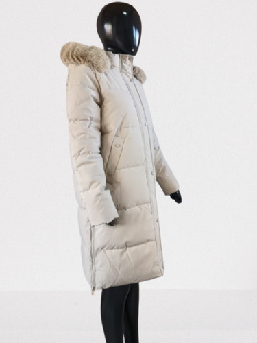 Campera Larga Camperon Mujer Capucha Desmontable