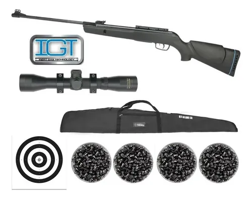 comprar Carabina Pressão Gamo News Big Cat 1000 Igt 4,5 + Kit Luneta