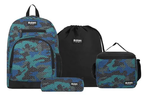 Multipack 5xt Mochila Niño Xtrem Azul