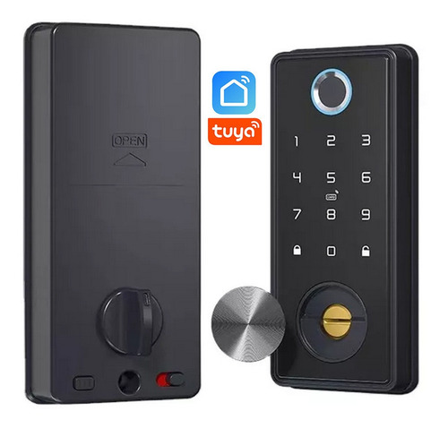 Imagen 2 de 6 de Cerradura Inteligente Wifi App Tuya Smart Life Tarjeta Clave