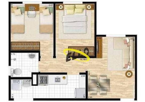 Apartamento Residencial À Venda, Jardim Petrópolis, Cotia - Ap1372. - Ap1372