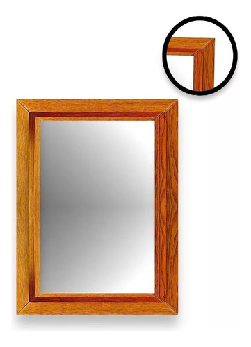 Espejo De Pared Decorativos Diseño Madera Espejos Hogar Deco Color del marco Marrón oscuro