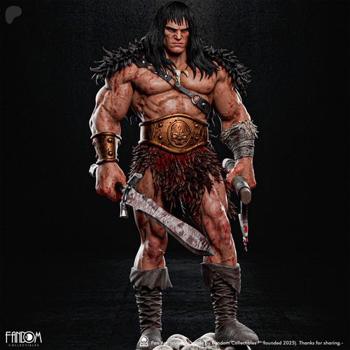 Conan O Bárbaro - Figura Em Resina 12k - Taty Taty 3d