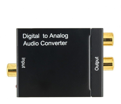 Digital Optical Coaxial Toslink Señal A Analógico Audio Conv