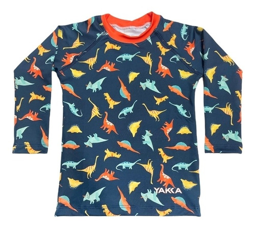 Remera Filtro Uv Niño Dinosaurio Yakka