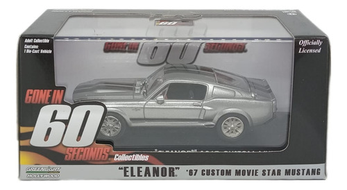 Ford Mustang '67 Custom Eleanor 60 Segundos Greenlight 1/43