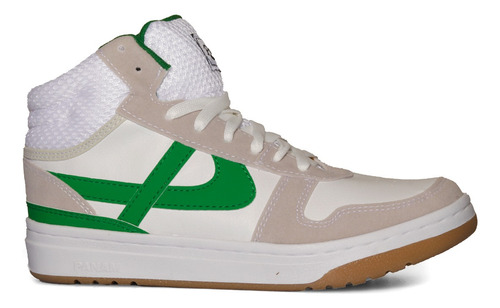 Tenis Urbano Panam Bota Tepoz 010700-017 Bco/verde 2-9 Gnv®