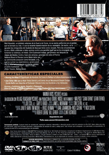 Dvd Gran Torino ( Gran Torino ) 2008 - Clint Eastwood