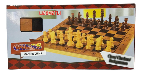 Set Juego Mesa Multiproposito Pequeño Ajedrez Damas Chinas 