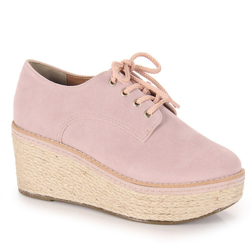 Sapato Oxford Feminino Lara - Rosa