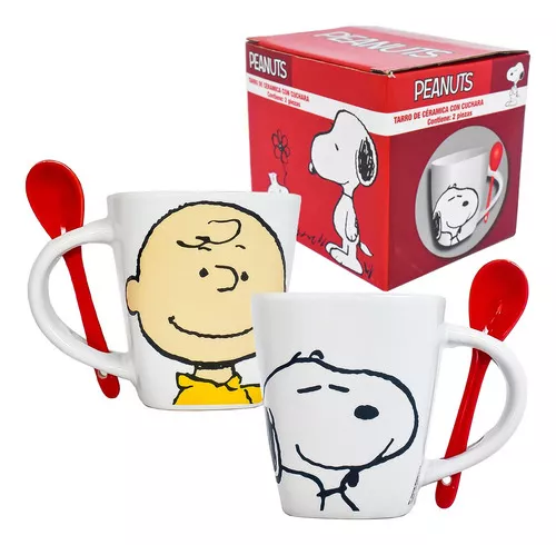 Peanuts SN752-11S Snoopy - Taza con cuchara