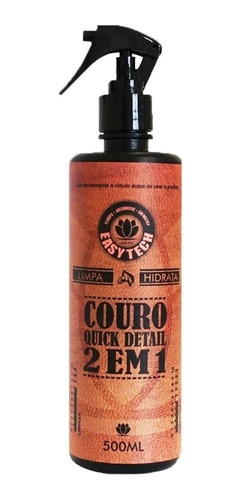 Limpa E Hidrata Couro 2×1 Quick Detail 500ml Qd Easytech 