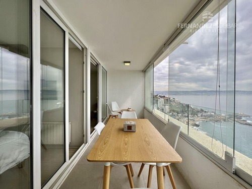 Reñaca -vende Depto Primera Linea 1d 1b -edificio Makrovista