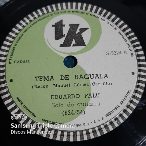 Pasta Eduardo Falu Solo Y Canto Guitarra Tk C161