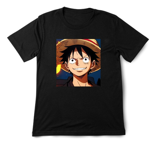 Playera Personaje De Monkey D. Luffy Unisex Anime One Piece 