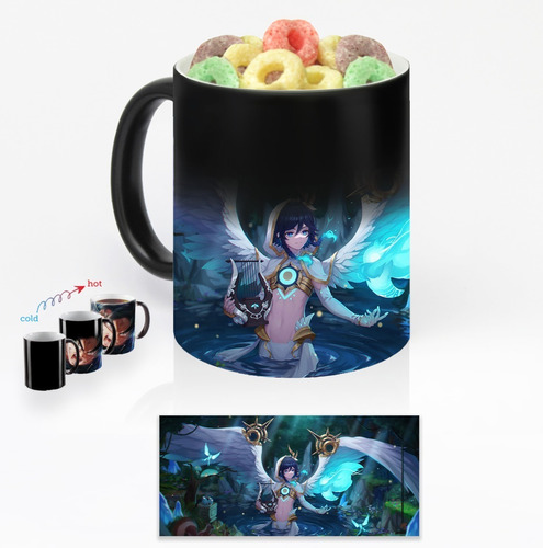 Taza Magica Venti Genshin Impact Art Personalizada