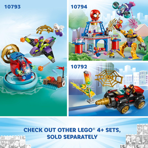 Lego 10794 Spidey Web Spinner Para Niños De 4 A 6 Años