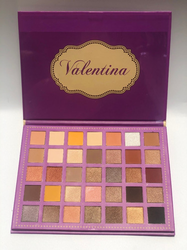 Combo Paleta De Sombras Valentina + Aurora + Set 20 Brochas