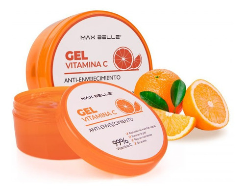 Gel Vitamina C Anti Envejecimiento 300g Max Belle Momento de aplicación Día/Noche Tipo de piel Mixta