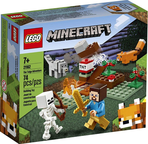 Lego Minecraft 21162 La Aventura En La Taiga 74 Pzs