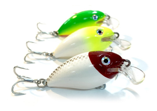 Kit 3 Señuelos Don Kb Chumbinho Paleta Quebrada Pacu Dorado