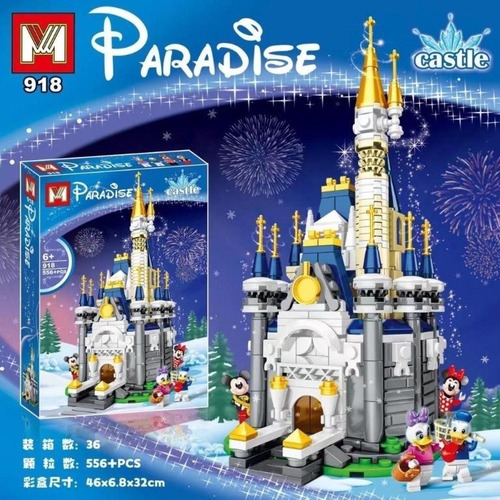 Producto Nuevo Bloques Castillo Disney 556 Pcs