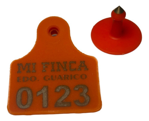 Aretes Personalizados Para Cerdos Pack De 10 Unidades