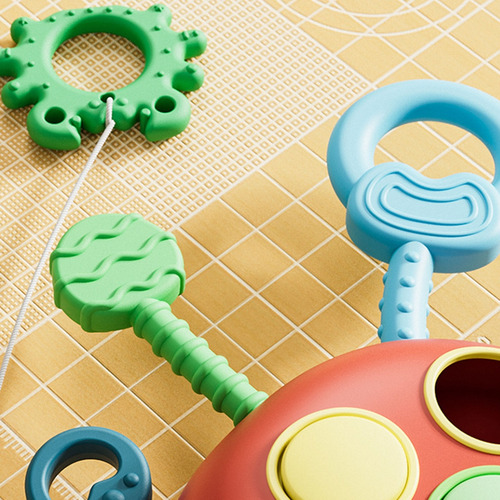 Sensory Rattle, Juguete De Dentición Para Bebés, Sujetador D