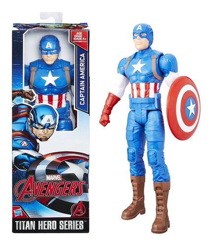 Capitán América Mod16 Figura Marvel Avengers Titan Hero