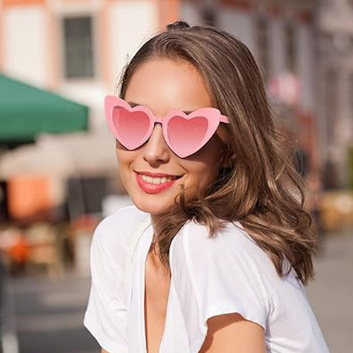 Gafas De Sol Con Forma De Corazón, 14 Unidades, Diseño De
