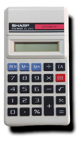 Calculadora Sharp El-231c 8 Dígitos  Pack Por 10 Unidades