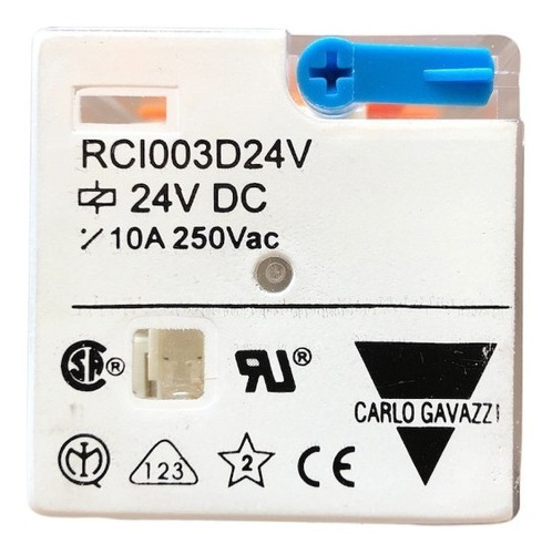 Rci003d24v Relevador Con Base Bobina 24vcd, 10a, 250vac