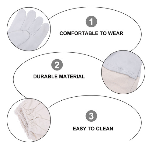 1 Par De Guantes De Apicultura, Guantes Protectores Para Api