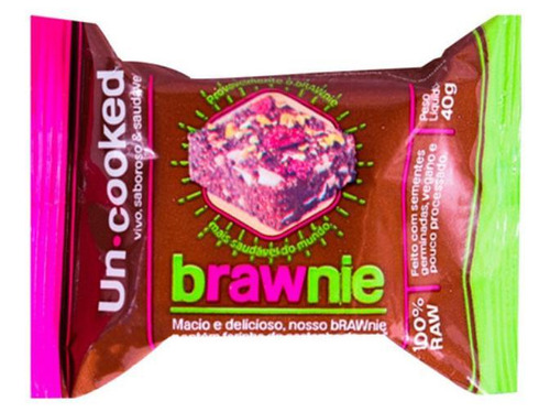 Kit 2 Brawnie Sem Glúten 40g - Mix De Sabores