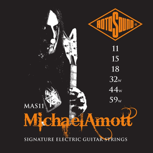 Rotosound Mas11 Michaelamott 11-59 Signatur Cuerdas Guitarra