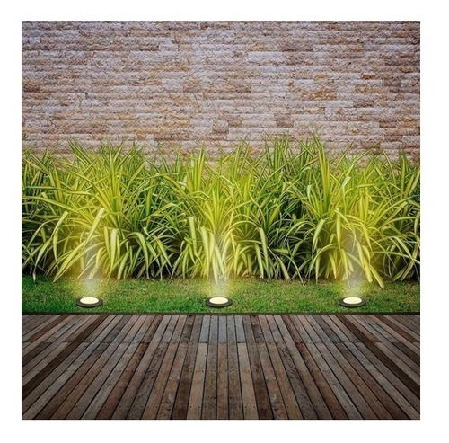 Imagen 3 de 4 de Luminaria Decorativa Empotrable A Piso Con Base Mr16
