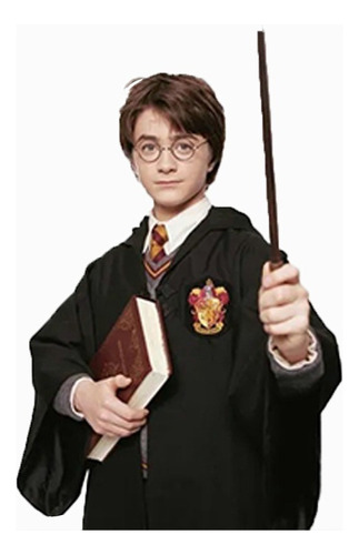 Capa Bordada De Harry Potter Corbata Bufanda Varita 4 Pcs