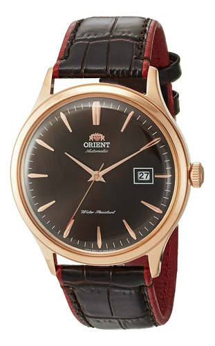 Reloj Hombre Orient Fac08001t0 Automático Pulso Marron En