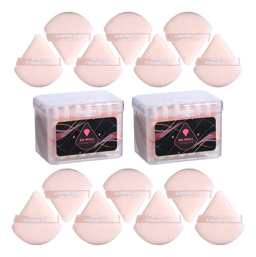 Triangle Powder Puff Bs-mall Face Cosmetic Powder Puff Lavab