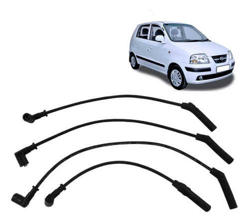 Cables De Bujia Para Hyundai Atos Prime 1.0 Mot G4hc-e 